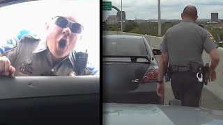 State Trooper Loses It After Driver Flips Him Off Resimi