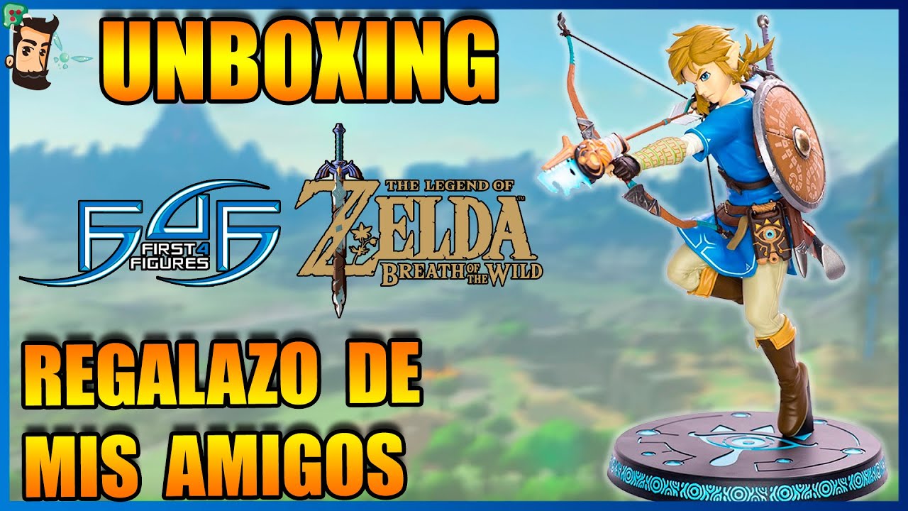 First 4 figures Link Tloz Breath of the Wild (24 cm altura) con funciones  led en su base y en su flechita Nueva y original $150.000 Hago…