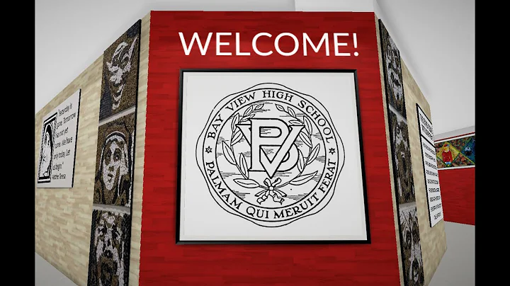 Bay View High School's Interactive 3D Gallery Space - Walkthrough & Directions