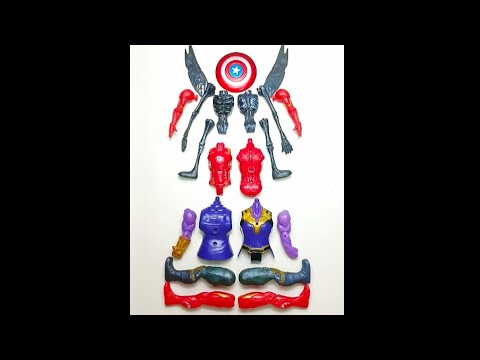 UNBOXING SUPERHERO, SIREN HEAD | IRON MAN | THANOS #avengers #superheroes #shorts