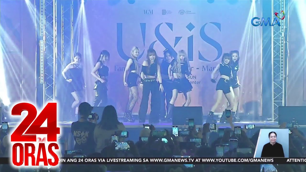 K pop group na UNIS bumisita sa Pinas para sa kanilang fansign event  24 Oras