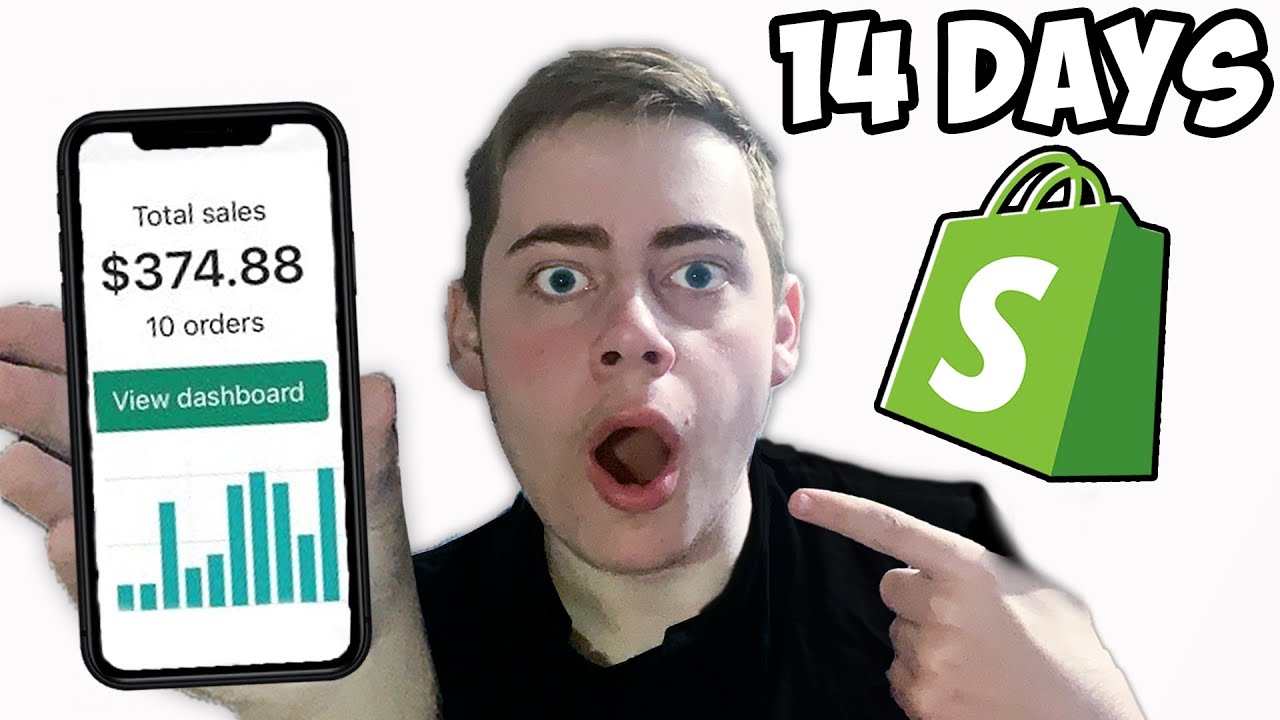 I Tried Shopify Dropshipping with NO MONEY For 2 Weeks (Realistic Results)