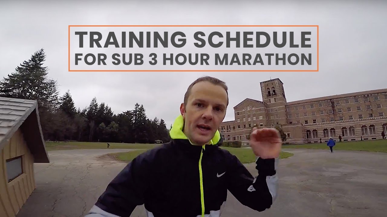 Training Schedule For Sub 3 Hour Marathon Extramilest YouTube