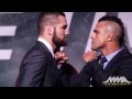 UFC 'The TIme is Now' staredowns