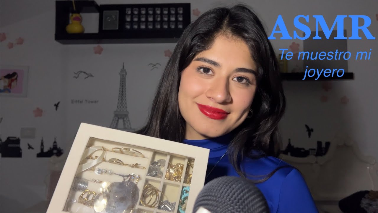 ASMR - Te muestro mi joyero (Susurris cerca del 🎙️/ chismecito susurrado)