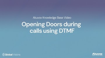 Using DTMF to Open an Akuvox Door
