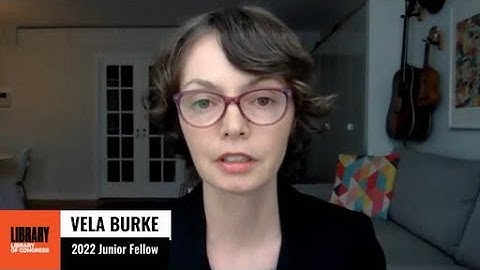 Vela Burke: 2022 Junior Fellows Program Display Day