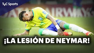 LA DURA LESIÓN DE NEYMAR EN LA DERROTA DE BRASIL ANTE URUGUAY 🔥 Eliminatorias Sudamericanas