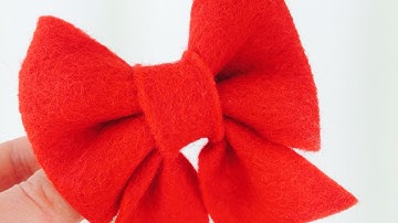 Make an Easy Felt Bow Clip - DIY Style - Guidecentral