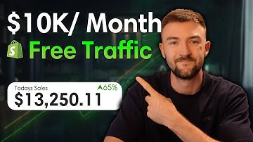 How I Make $10,000/month With Free Organic Traffic Sales - Shopify & Google Free E-Commerce Traffic