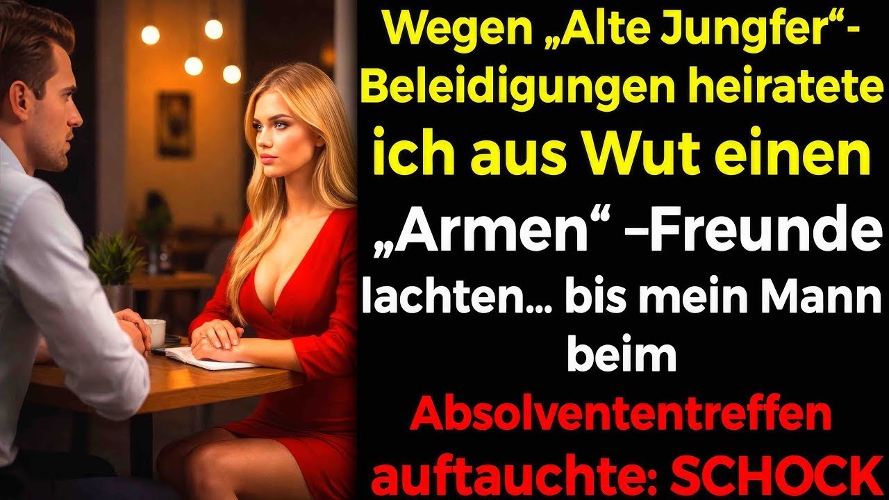 Man nannte mich „alte Jungfer“. Ich heiratete einen Armen – beim Klassentreffen kam der Schock.