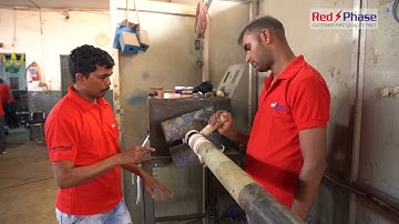 RED PHASE SERVO VOLTAGE STABILIZER DISTRIBUTION TRANSFORMER ELECTRICAL PANEL