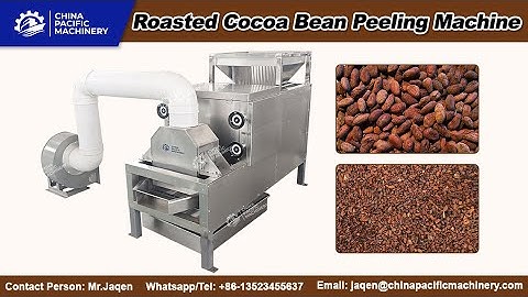 Automatic Cocoa Bean Peeling Winnowing Machine for Cacao Powder/Cacao Butter Production 300-500 KG/H