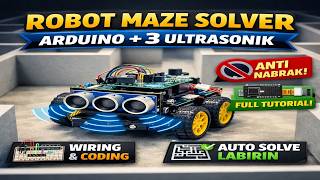 Robot Ini Bisa Keluar dari Labirin Sendiri 😱 | Maze Solver Arduino