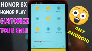 HONOR & HUAWEI Phone Notificatio Panel Customization | How to Change Notification Bar in EMUI 9!!!