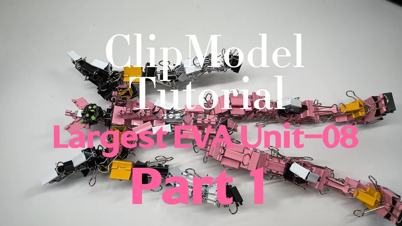 Ultimate Binder Clips Project: Large-Scale EVA-08 Full Build (Part 1) | Step-by-Step Tutorial