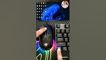 Change Desktop Icon Size with Mouse & Keyboard | Quick Tip #computer #tipsandtricks #youtubeshorts