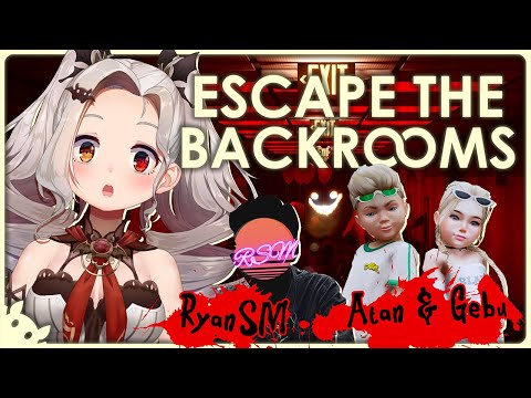 [Escape the Backrooms]  Papa, Atan and Gebu Came to Play With Lili!【MyHolo TV】