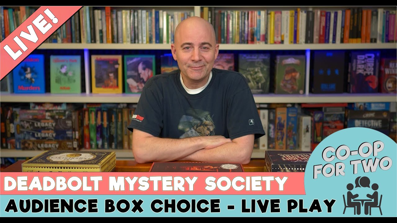 Deadbolt Mystery Society - Down the Rabbit Hole - Live playthrough then review