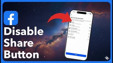 How To Disable Share Button On Facebook