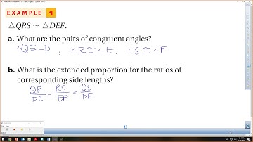 7-1 Ratios in Similar Polygons