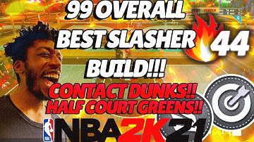 Best 99 overall "Slasher" Build!  44 Game Win Streak ALL ISO - 1v1 Court Stage