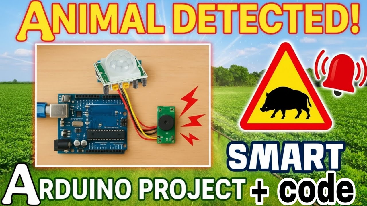 Arduino Emergency Stop Code STOP ANIMALS FROM DESTROYING YOUR GARDEN! 🛑 Arduino Animal Detector ...
