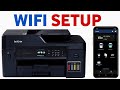 Brother MFC-T4500DW WiFi Setup |  How to connect brother printer to phone