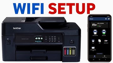 Brother MFC-T4500DW WiFi Setup |  How to connect brother printer to phone