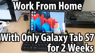 Samsung Galaxy Tab S7 Review as Software Engineer - 14 Days of Work From Home using Tab S7 only