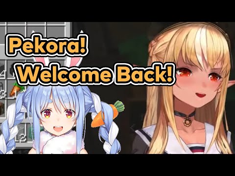 [Eng Sub] Flare is pleased that Pekora is back (Shiranui Flare)[Hololive]