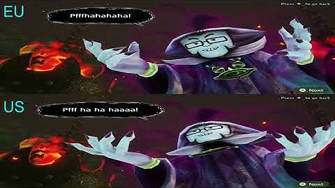 Miitopia - Showdown with the Dark Lord EU and US Dialogue Differences