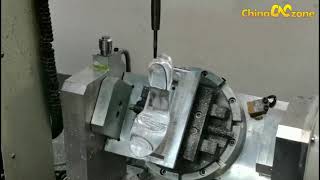 steel 5axis for aluminum shoes model making