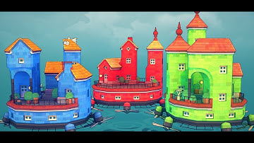 FLOATING HOUSE? Achievements in Townscaper