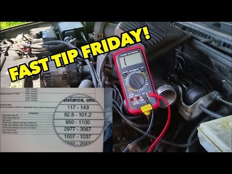 Testing ABS Wheel Sensor. ~EASY~ Fast Tip Friday!