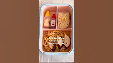 Easy & healthy school lunchbox idea for busy mornings 🍱
