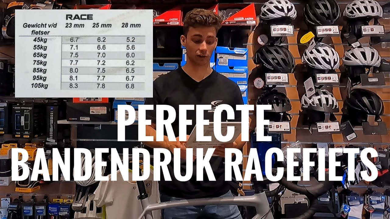 Hoeveel bar in je racefiets?