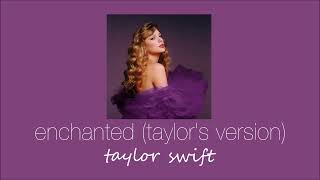 taylor swift - enchanted (taylor's version) (slowed & reverb)