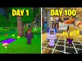 I Survived 100 Days In The Minecraft Twilight Forest (Here's What Happened)