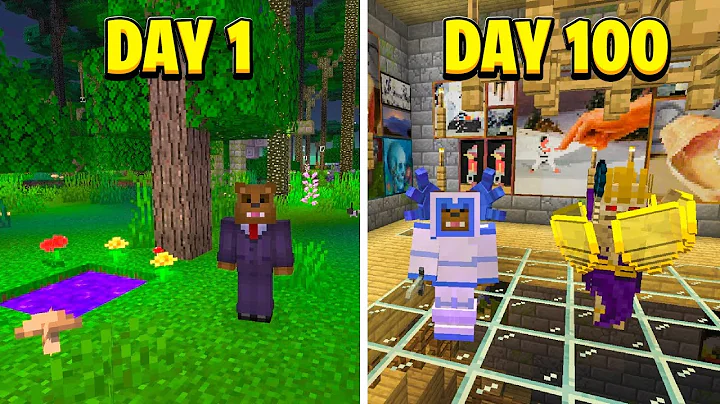 I Survived 100 Days In The Minecraft Twilight Fore...