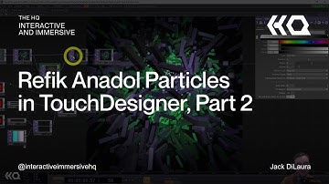 Refik Anadol Particles in TouchDesigner, Part Two - TouchDesigner Tutorial 116