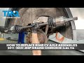 How to Replace Rear CV Axle Assemblies 2011-2021 Jeep Grand Cherokee 36L V6