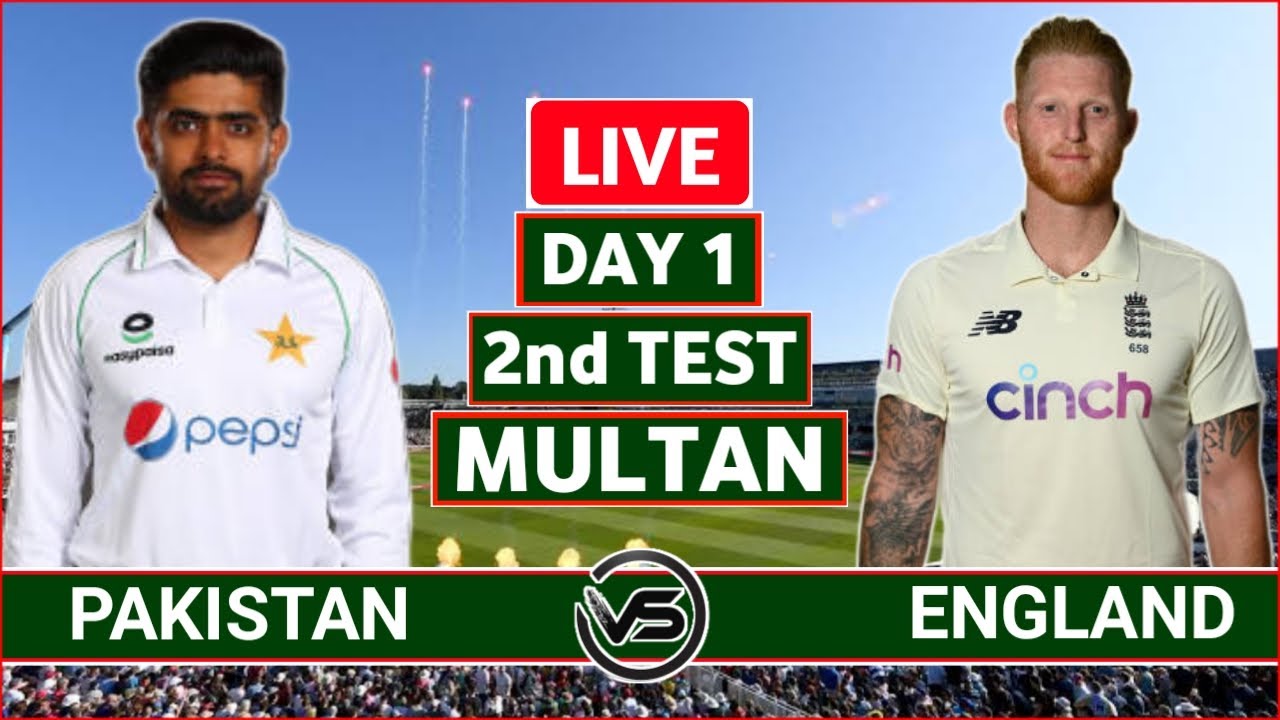 Pakistan vs England 2nd Test Day 1 Live Scores PAK vs ENG 2nd Test Live Scores and Commentary