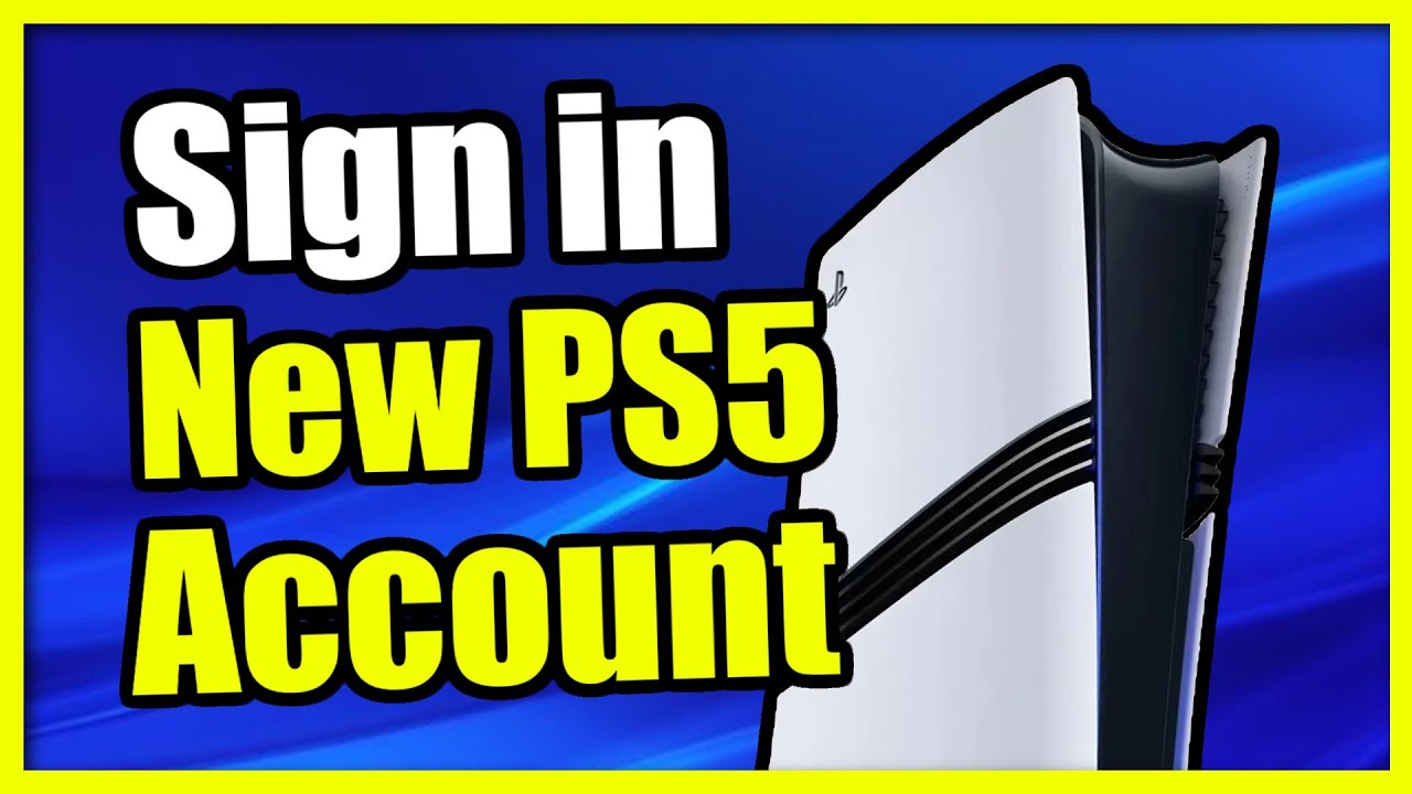 Ps5 Sign In How to Sign in with New Playstation Account on PS5 (Fast Tutorial ...