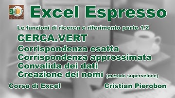 La funzione CERCA.VERT Excel - Excel Espresso