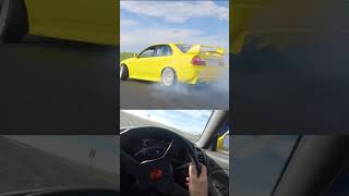 RWD Evo drifting! INSANE turbo noises 📣 #evo #evolancer #rwd #drifting