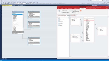 C# Access Database (Part 1) : How to Create Tables and Relationships