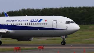 JA627A  ANA393  Boeing767-381 / ER【76E】LANDING RWY09  Sunday, May 19, 2024  Shonai Airport  庄内空港