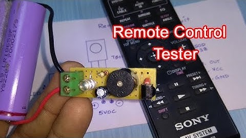 Remote control tester || Remote control IR Receiver || how to make an ir remote tester circuit