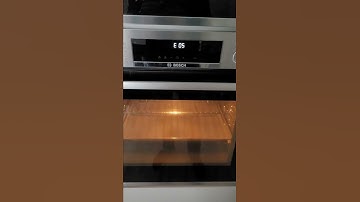 Erro E 05 - 11 forno Bosch serie 6